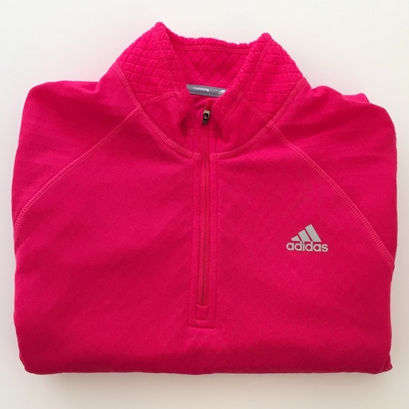 adidas Tops - Adidas Clima Warm Long Sleeve Running Top Pink Med